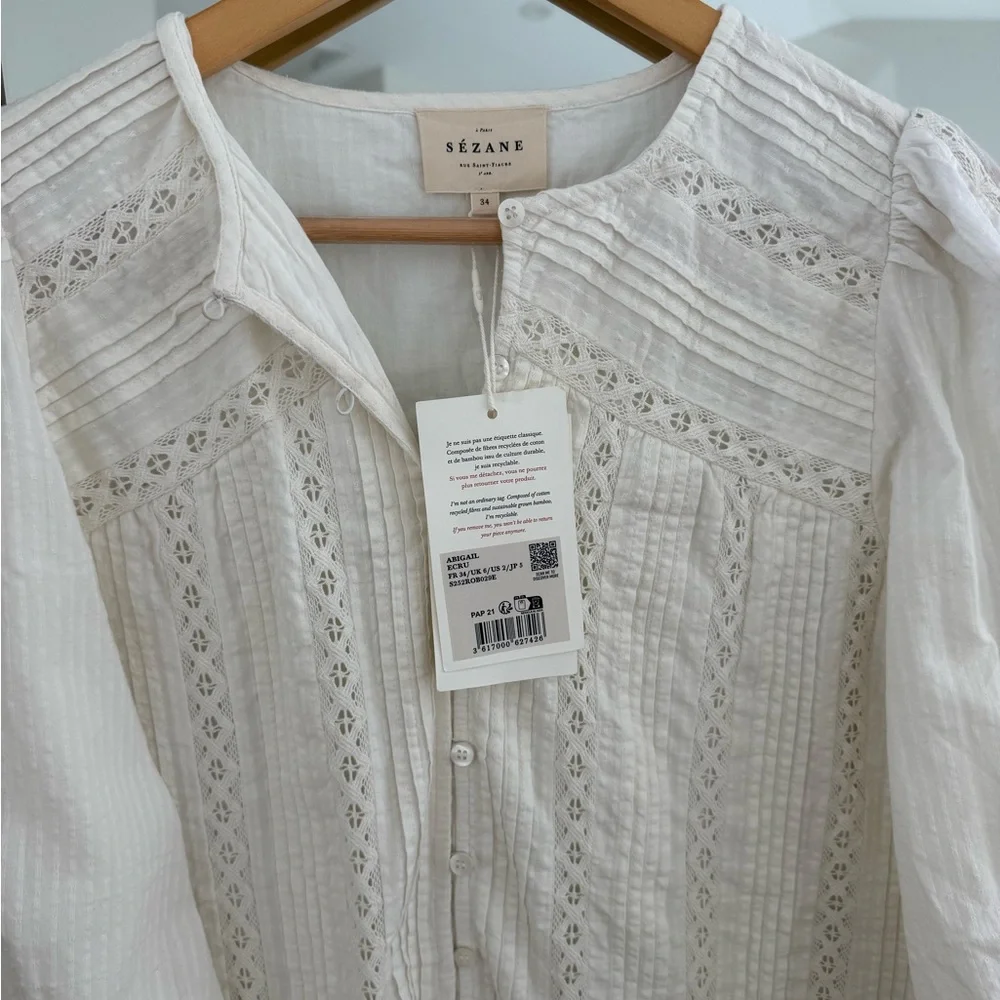 Abigail Dress Sezane Size 4 NWT - Picture 5 of 10